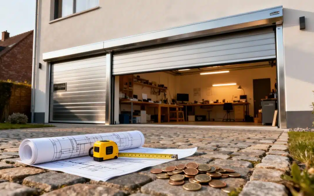 Porte de garage sectionnelle prix: trouvez le juste coût en Belgique